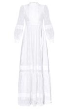 Moda Operandi Erdem Ulrica Long Sleeved Cotton-blend Gown