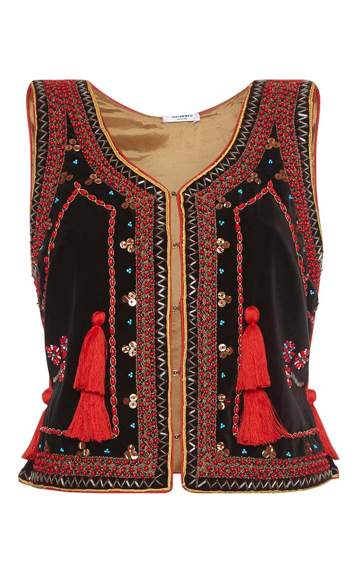 Vilshenko Nadia Embellished Vest