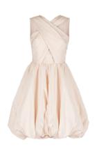 Bazza Alzouman Shirley Criss Cross Mini Gown With Beading