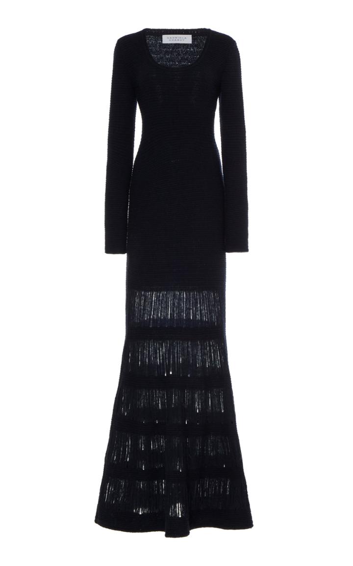 Gabriela Hearst Ivanov Wool And Silk Knit Maxi Dress