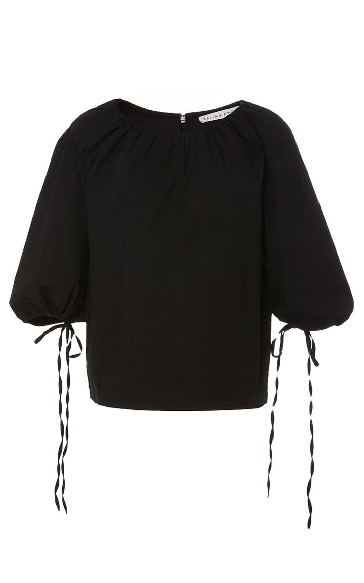 Rejina Pyo The Sofie Gathered Detail Cotton Blouse
