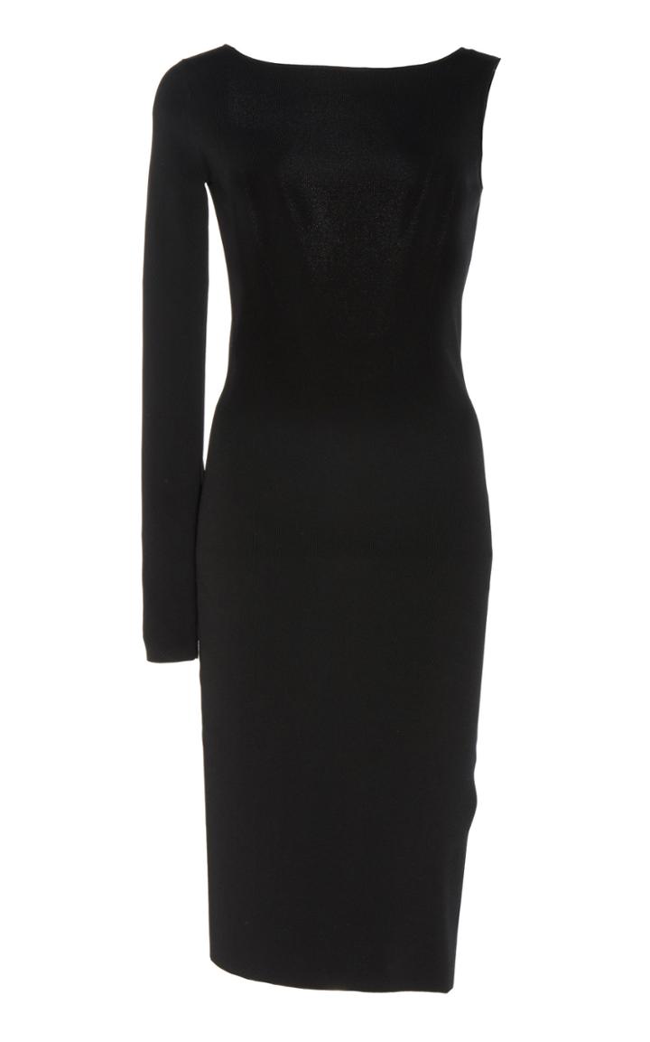 Paule Ka One-shoulder Jersey Dress