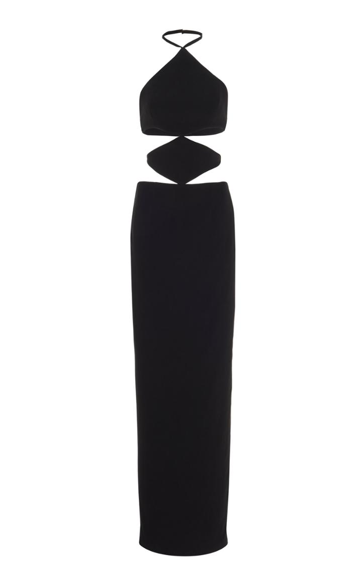 Moda Operandi Monot Cutout Stretch Crepe Gown