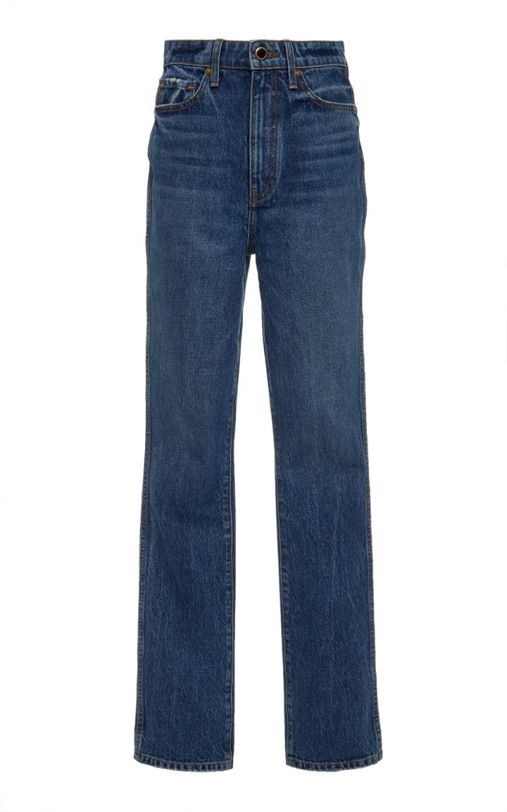 Khaite Daria High-rise Straight-leg Jeans