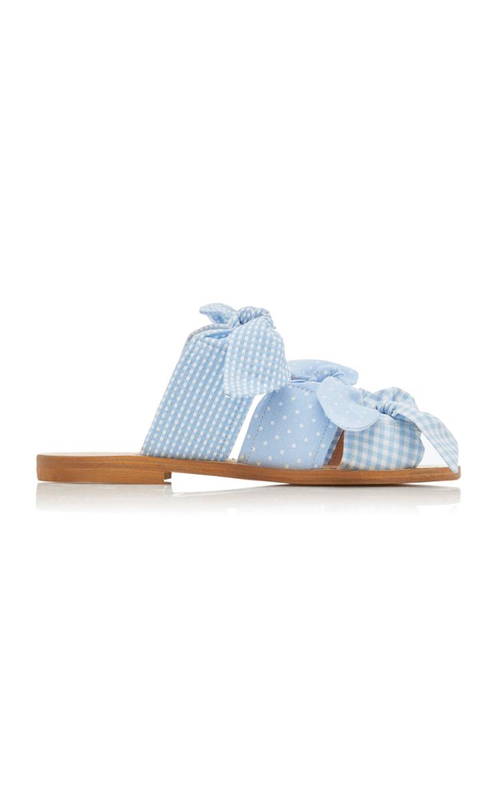 Gia Couture For Luisa Beccaria Bow Slides
