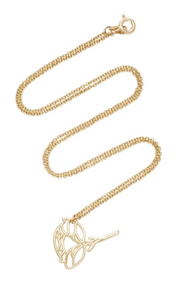 Lil Milan Peony 18k Gold Necklace