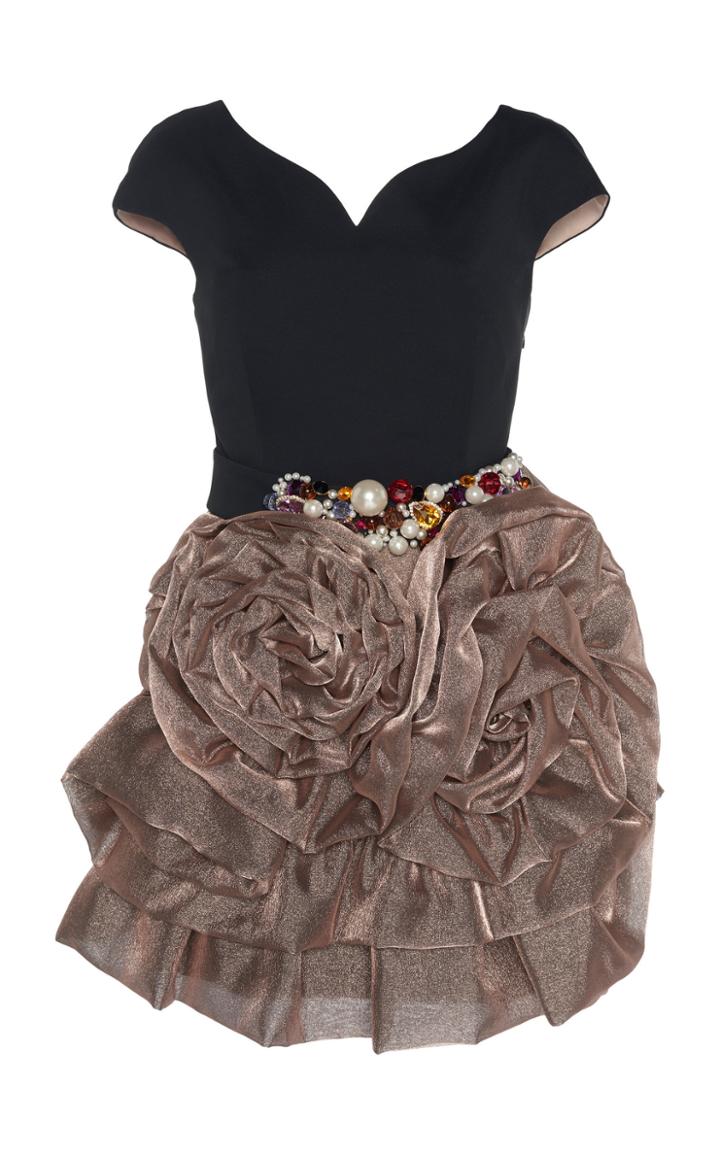 Viktor & Rolf Ruffled Rose Skirt Cocktail Mini