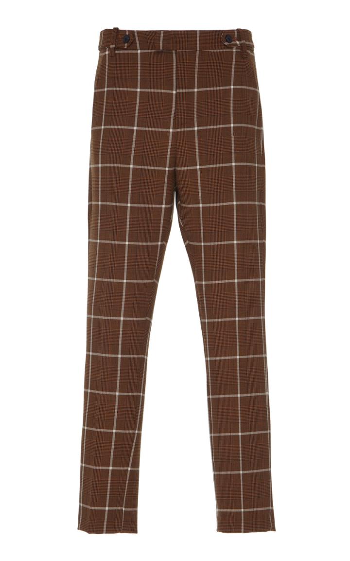 Dondup Plaid Wool Pant