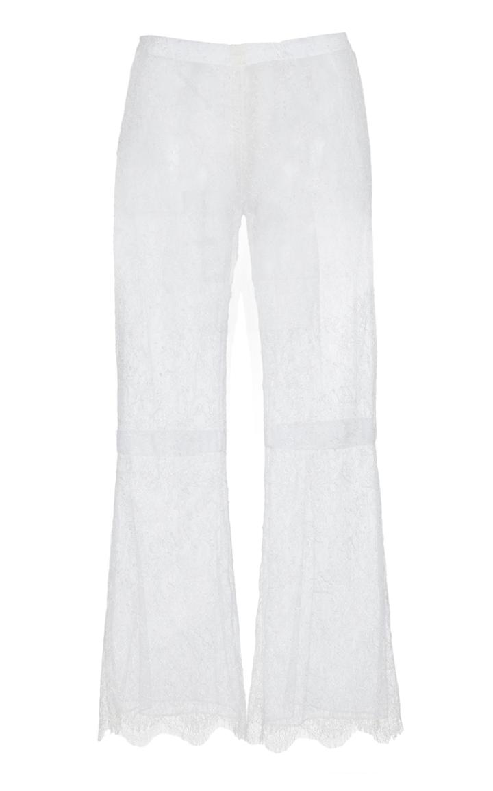 Olivier Theyskens Tilia Cropped Lace Pants