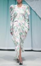 Moda Operandi Yuhan Wang Grape-printed Satin Dress