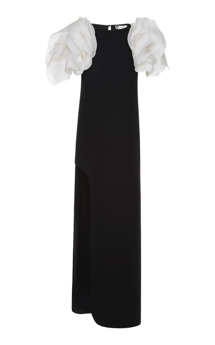Lanvin Puff Sleeve Evening Dress
