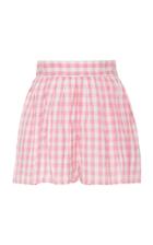 Anaak Annex Gingham Cotton-poplin Shorts