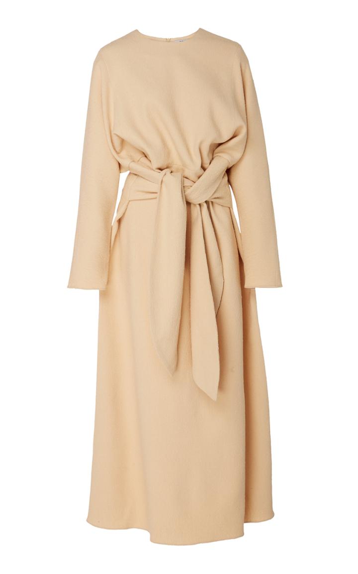Deitas Artemis Knotted Boucl Maxi Dress