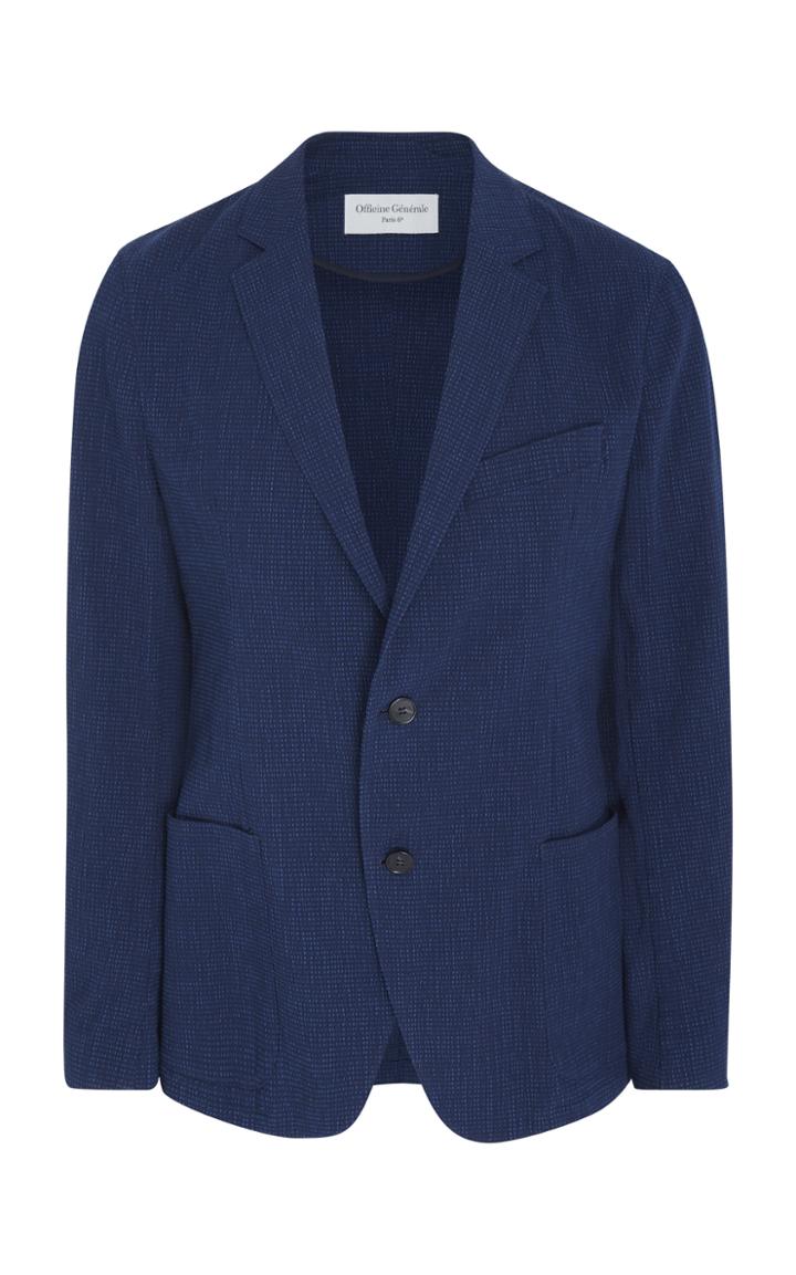 Officine Gnrale Cotton Seersucker Blazer