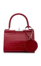 Gu De Croc-effect Leather Play Bag
