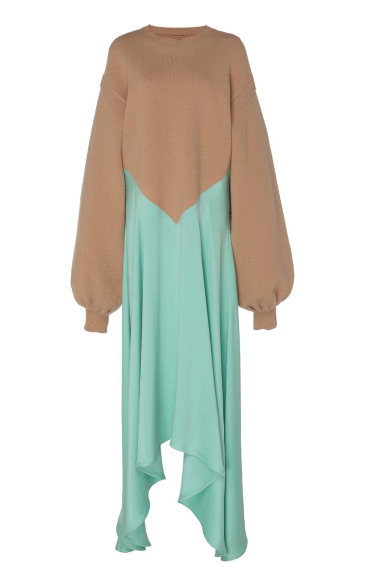 Jw Anderson Satin Insert Jumper Dress