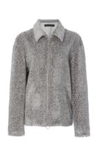 Sally Lapointe Pebbled Velvet Short Jacket