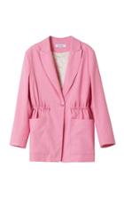Moda Operandi Rodebjer Liberty Single Button Cotton Blazer Size: L