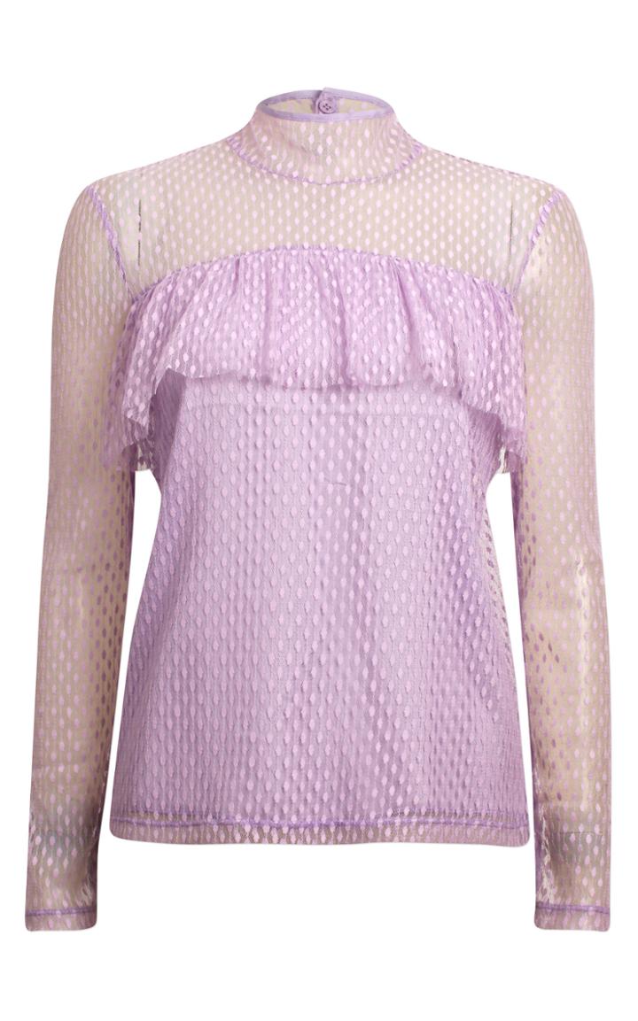Baum Und Pferdgarten Majbrit Sheer Cotton-blend Top