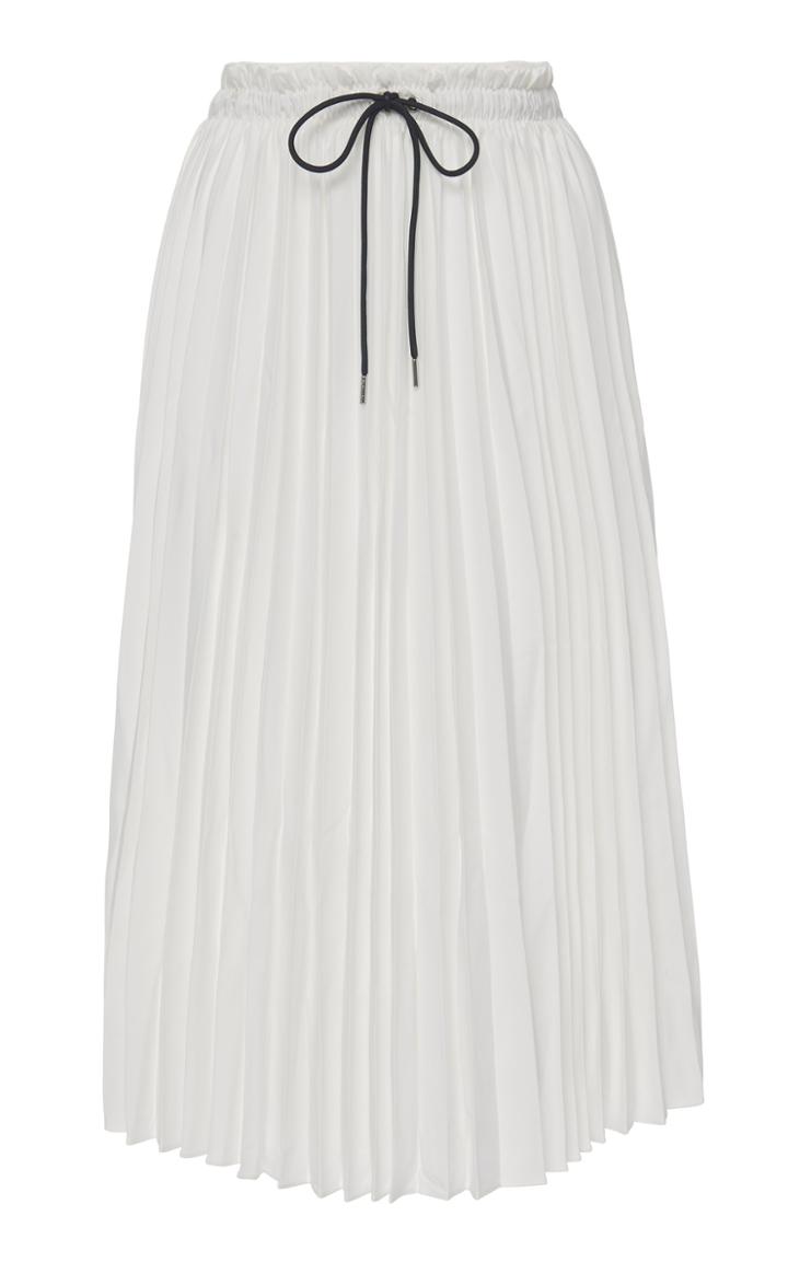 Proenza Schouler White Label Pleated Georgette Midi Skirt