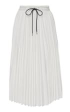 Proenza Schouler White Label Pleated Georgette Midi Skirt