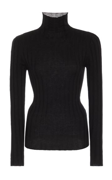 Toteme Palmi Ribbed Wool-blend Turtleneck Sweater Size: Xs