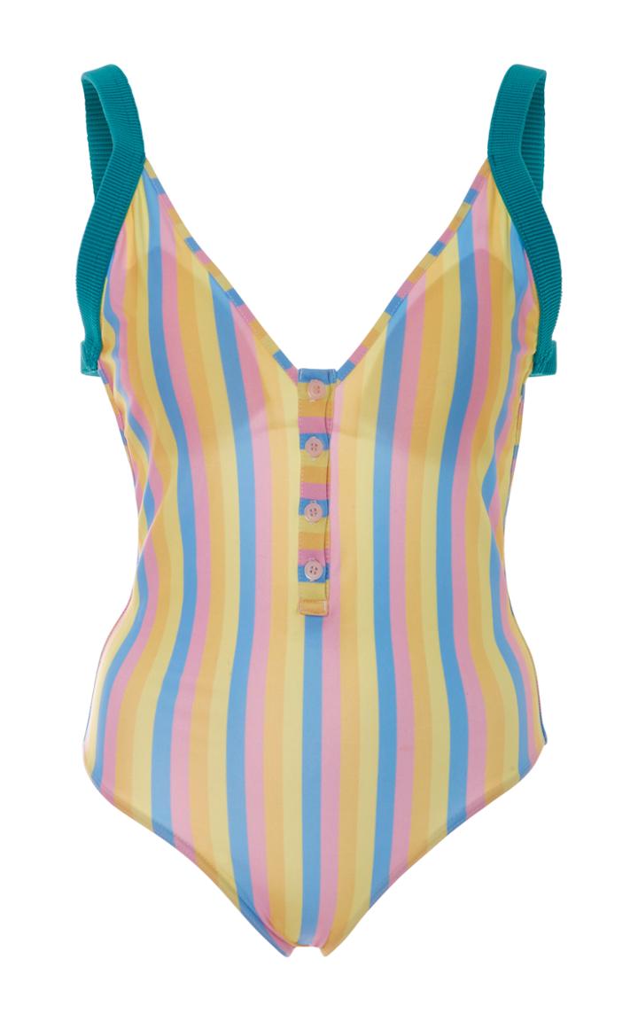 Rye Bizz Striped Swimsuit