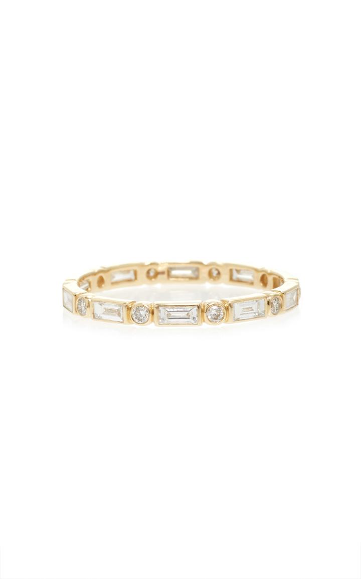 Sydney Evan Baguette And Round Bezel Eternity Ring