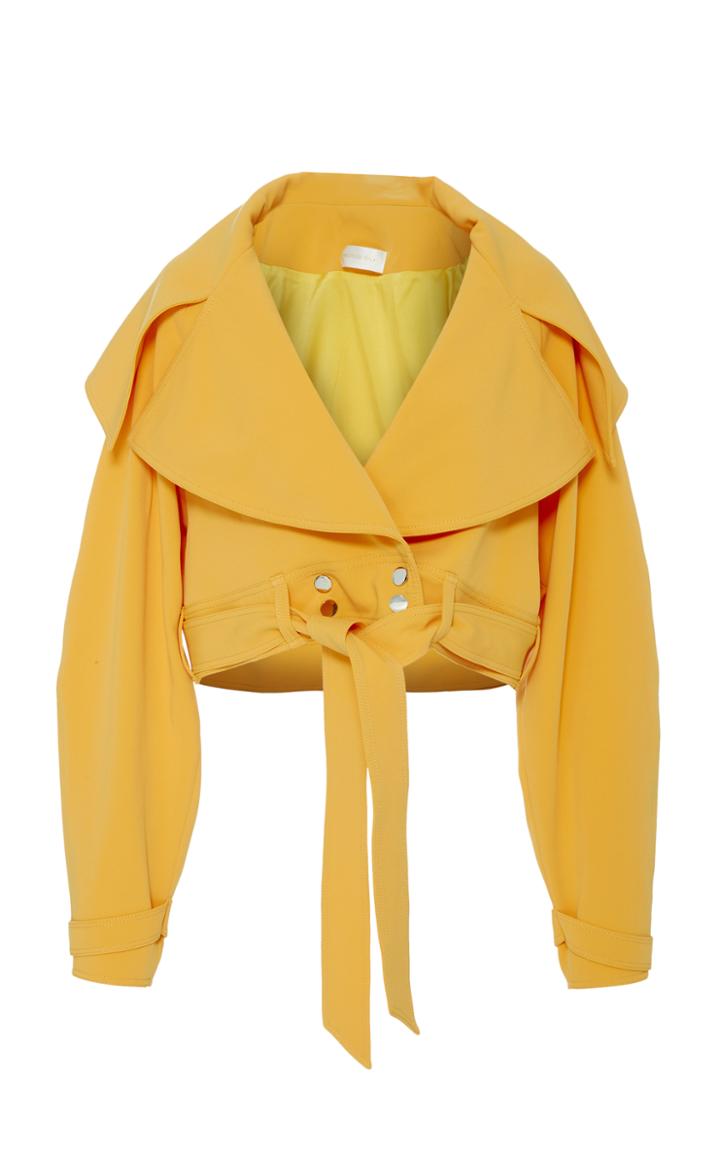 Christian Siriano Shawl Collar Moto Jacket