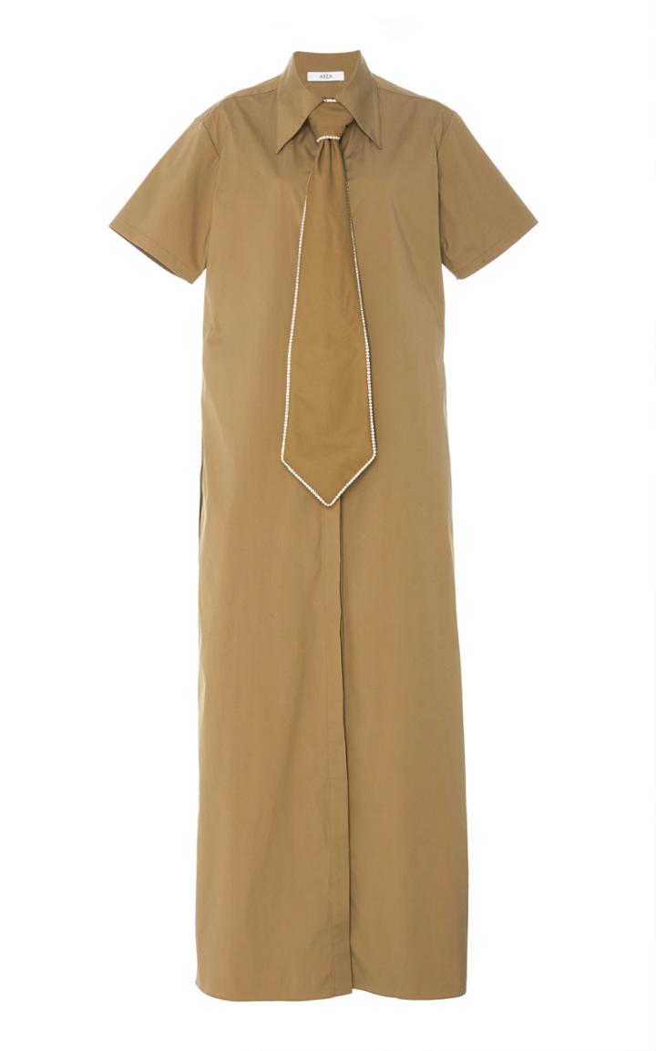 Moda Operandi Area Embellished Shirt Maxi Dress Size: Xs