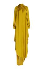 Maison Rabih Kayrouz Long Sleeve Charmeuse Gown