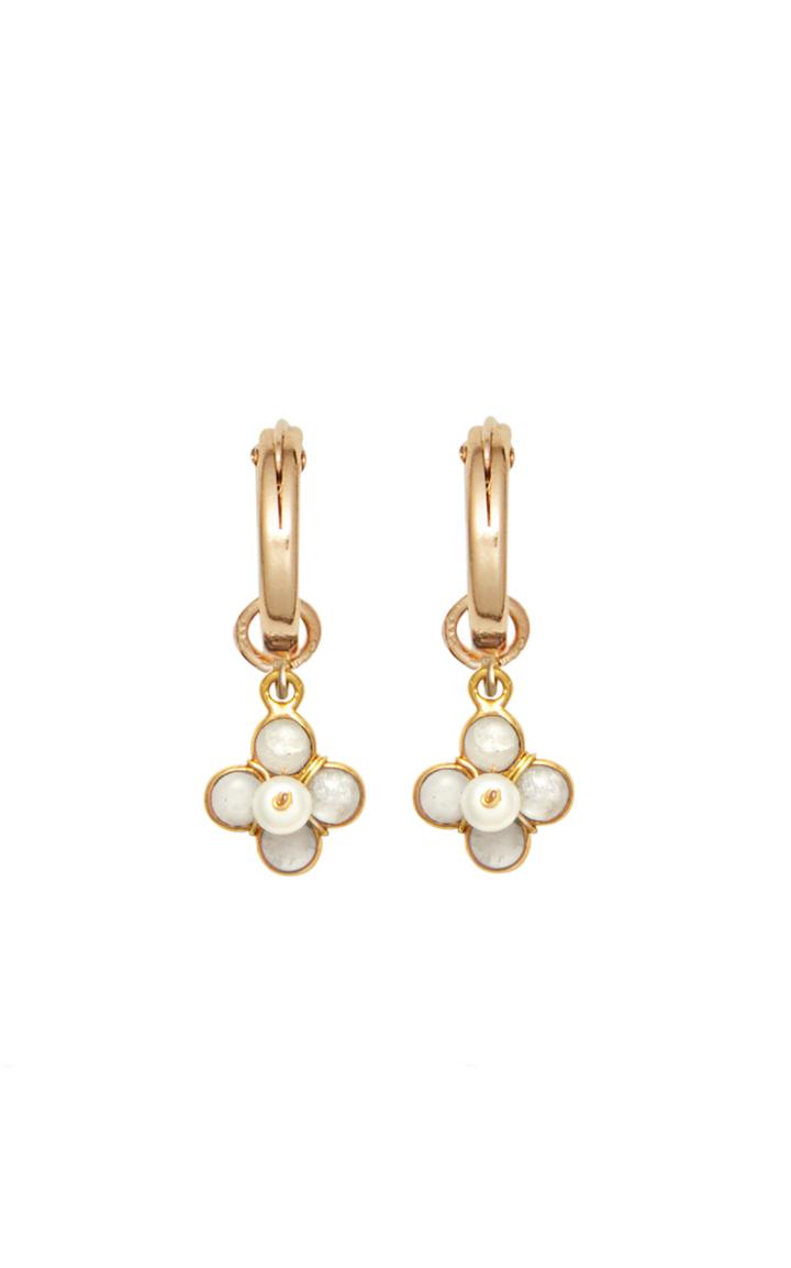 Moda Operandi Brinker & Eliza Gold-plated And Freshwater Pearl Ginny Hoops