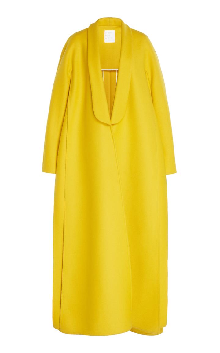 Maison Rabih Kayrouz Wool Floor Length Coat