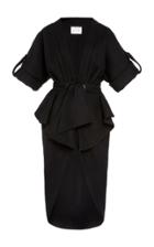 Johanna Ortiz Glorious Finding Peplum Wool Trench