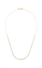 Adina Reyter Half Riviera 14k Yellow Gold Diamond Necklace