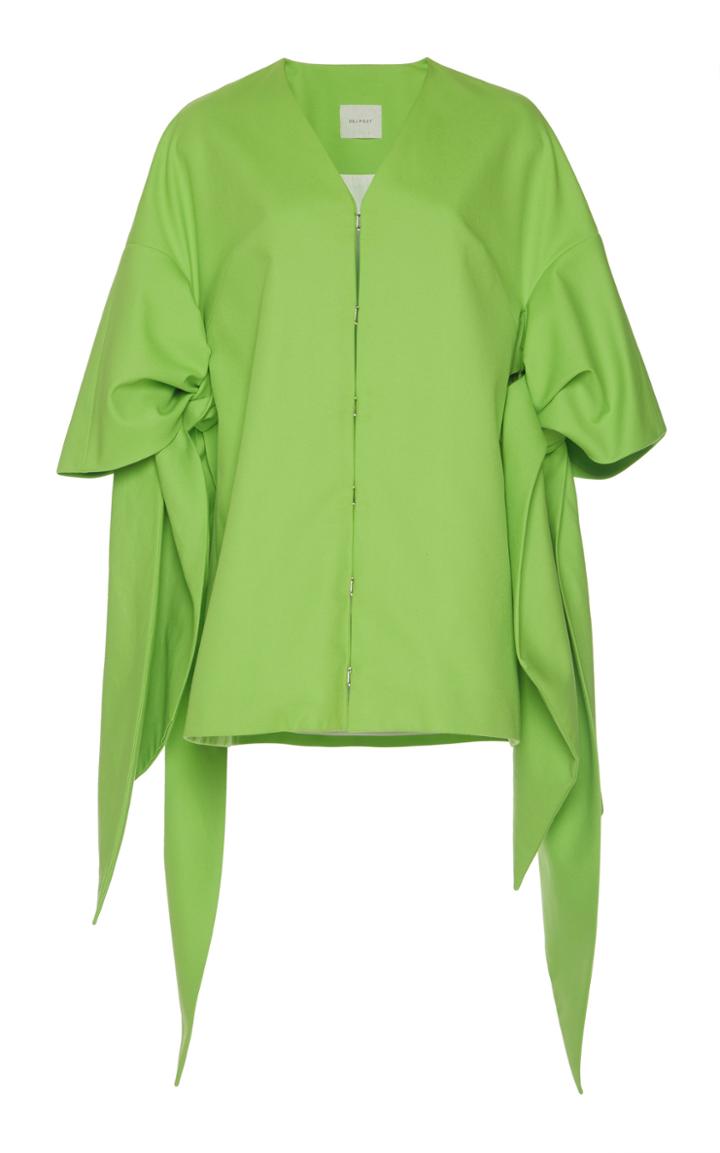 Delpozo Bow Sleeve Coat