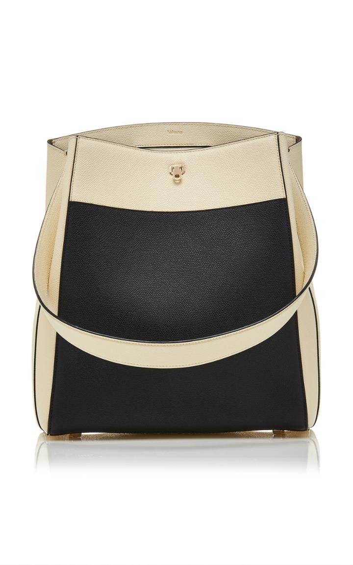 Valextra Brera Leather Shoulder Bag