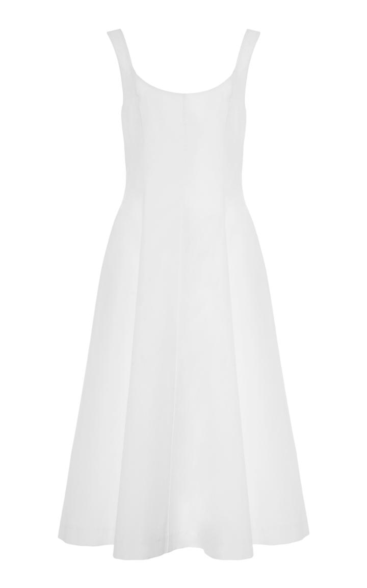 Khaite Cindy Poplin Tank Dress