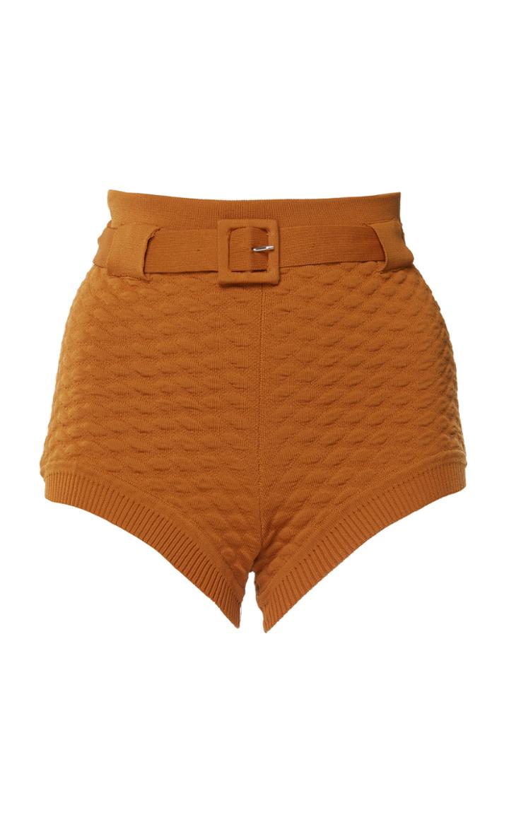Ellery Pare-up Pointelle Knit Hot Pants