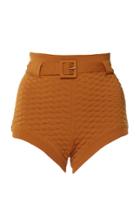 Ellery Pare-up Pointelle Knit Hot Pants