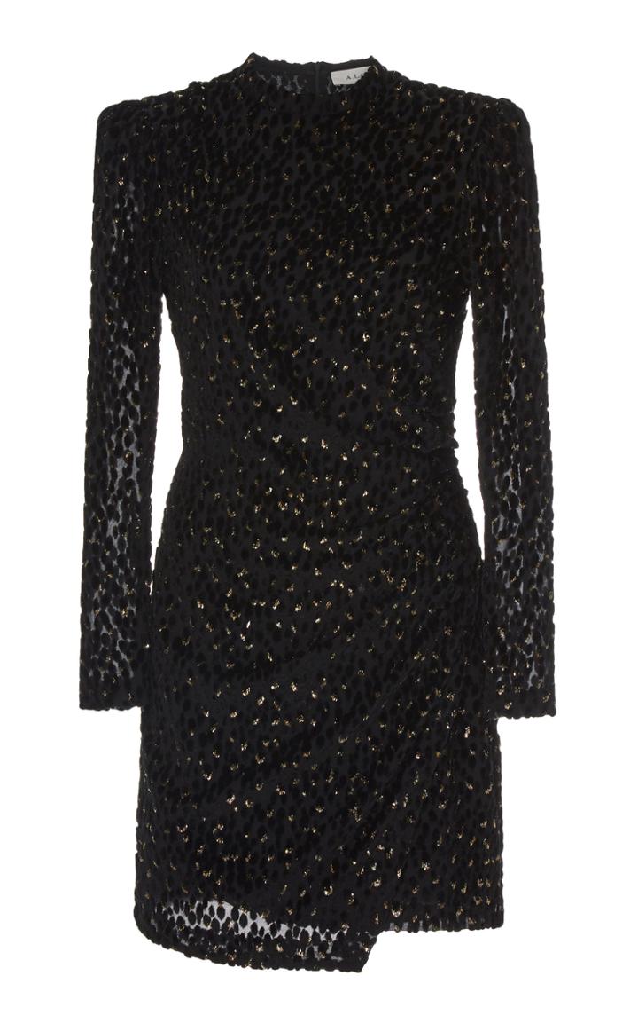 A.l.c. Jane Ruched Velvet Mini Dress Size: 0