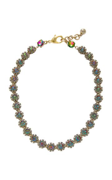 Lulu Frost Beam Gold-plated Crystal Necklace