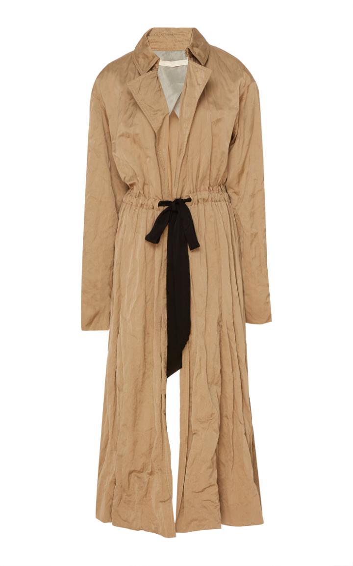 Moda Operandi Jason Wu Collection Washed Sateen Tie-front Coat Size: 0