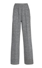 Agnona Tweed Wool-blend Wide-leg Pants