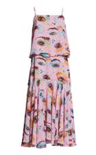 Romance Was Born Eyeconic Sun Midi Dress