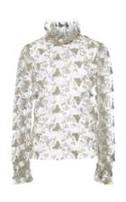 Luisa Beccaria Butterfly Lace Top