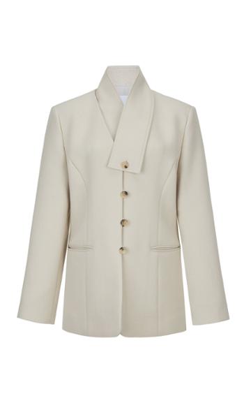Moda Operandi Le17 Septembre Collarless Cady Blazer