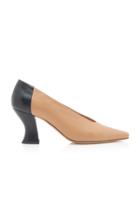 Bottega Veneta Almond Leather Pumps