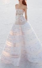 Alex Perry Bride Harper Sheer Embellished Gown