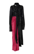 Marni Patchwork Satin Neck Tie Dress